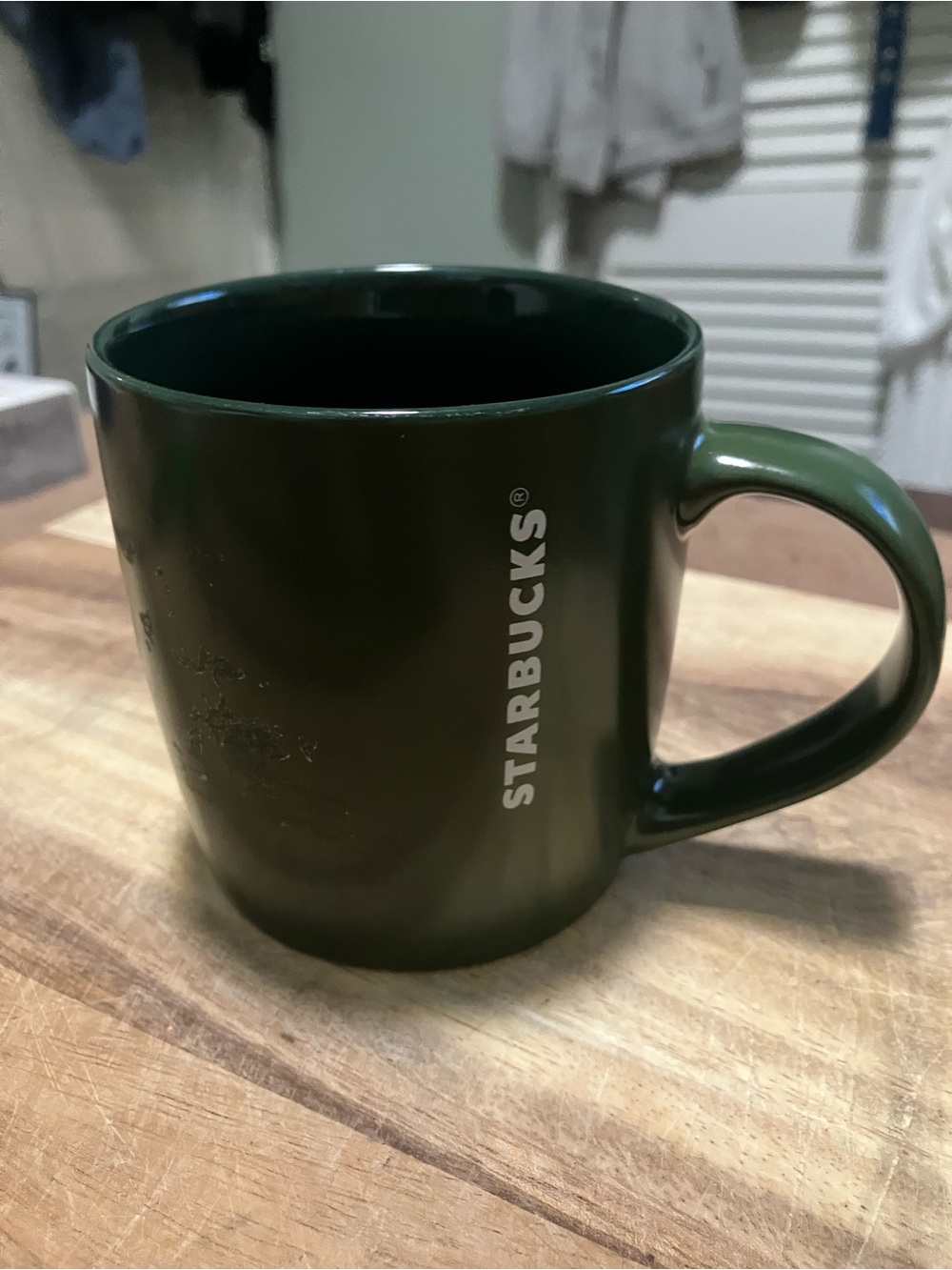 Starbucks Dark Green Ceramic Coffee Mug